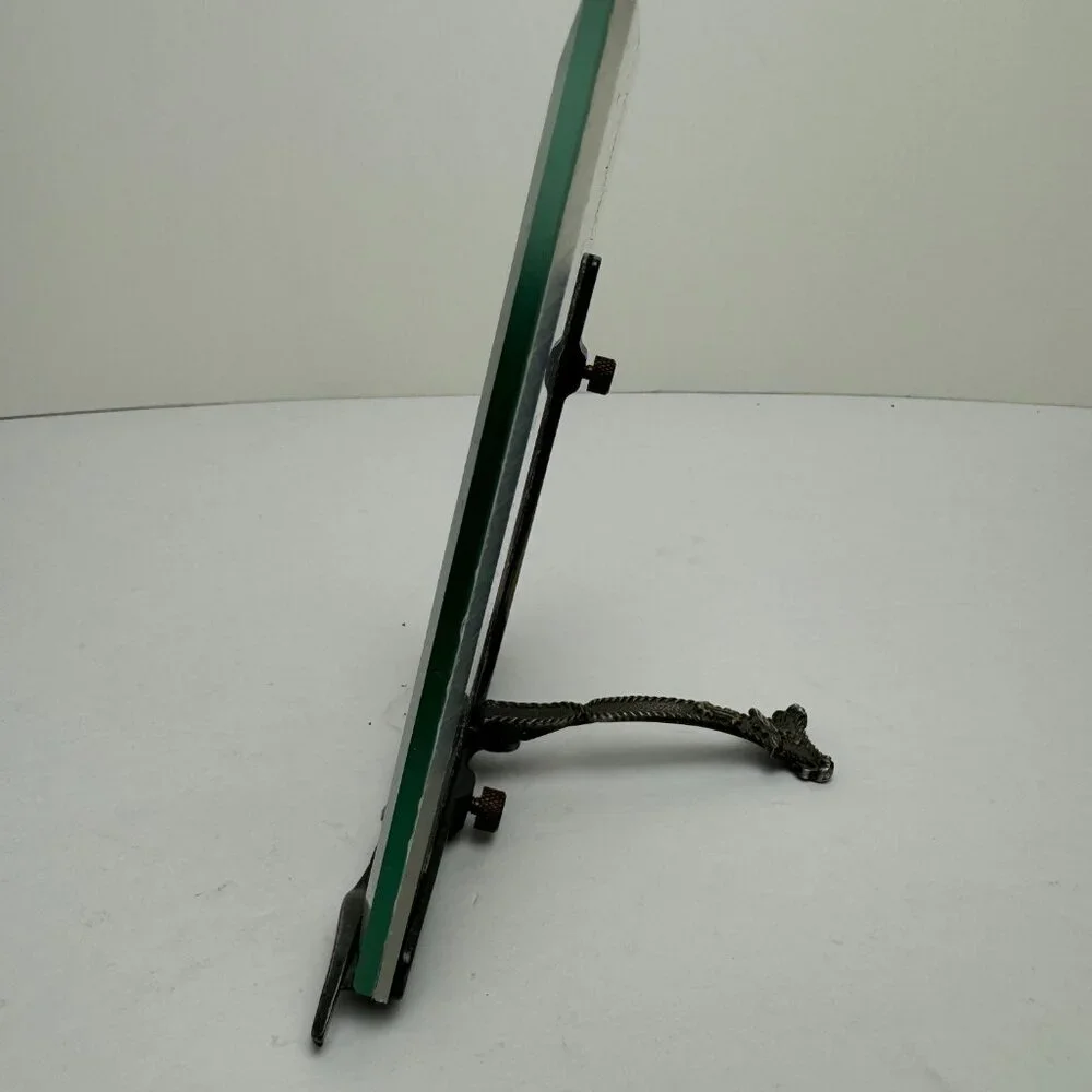 Vintage Art - Nouveau Picture Frame Metal  Glass